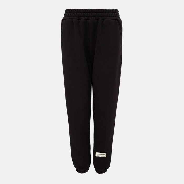 The Giving Movement Women's Collegic Font Joggers Black The Giving Movement Women's Collegic Font Joggers Black image number 0