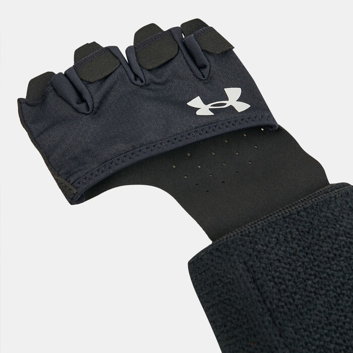 Under Armour UA Grippy Gloves Black Under Armour UA Grippy Gloves Black image number 2