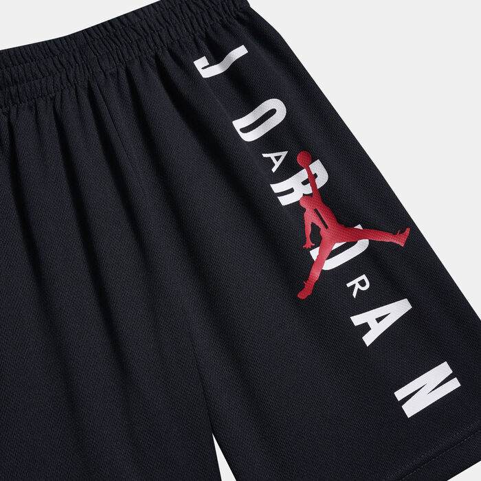 Buy Jordan Kids' Vertical Mesh Shorts (Older Kids) Black in KSA -SSS