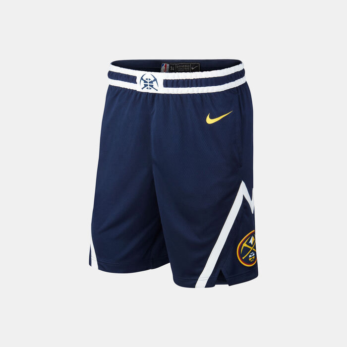Nike Men's 22/23 NBA Denver Nuggets Icon Edition Swingman Basketball Shorts Blue Nike Men's 22/23 NBA Denver Nuggets Icon Edition Swingman Basketball Shorts Blue image number 0