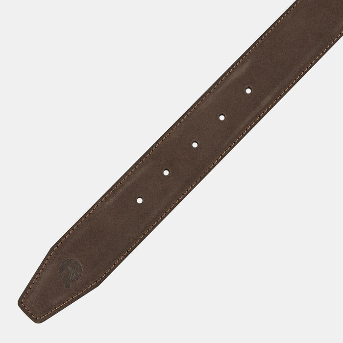 Timberland Men's Suede Leather Belt Brown Timberland Men's Suede Leather Belt Brown image number 2