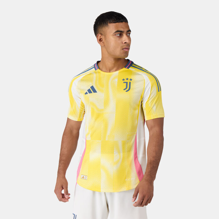 adidas Men's Juventus 24/25 Away Authentic Football Jersey yellow image number 0