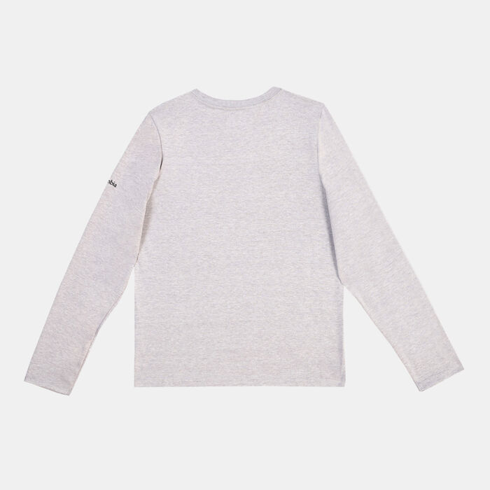 Columbia Kids' Dobson Pass Graphic T-Shirt Grey Columbia Kids' Dobson Pass Graphic T-Shirt Grey image number 1