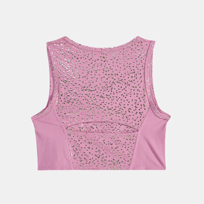 Nike Kids' Dri-FIT One Crop Tank Top (Older Kids) Pink