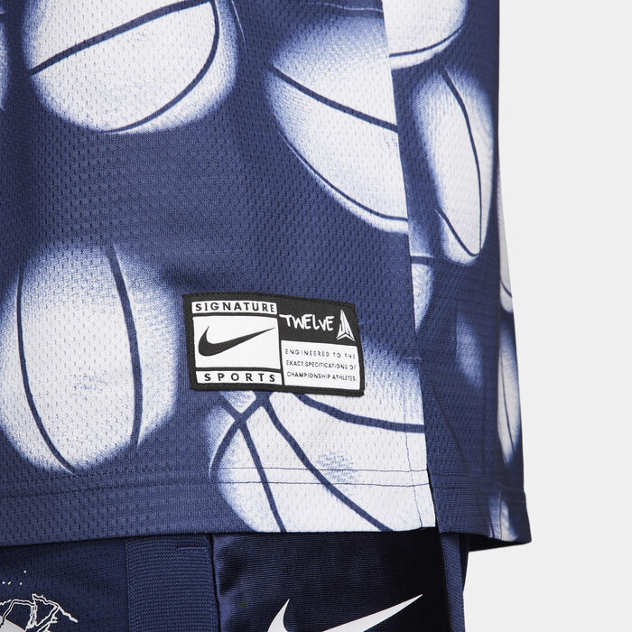 Nike Men's Dri-FIT DNA Basketball Jersey Blue Nike Men's Dri-FIT DNA Basketball Jersey Blue image number 4