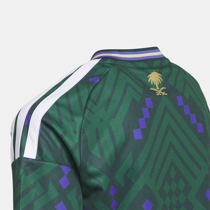 adidas Kids' Saudi Arabia 26 Home Football Jersey Green image number 8