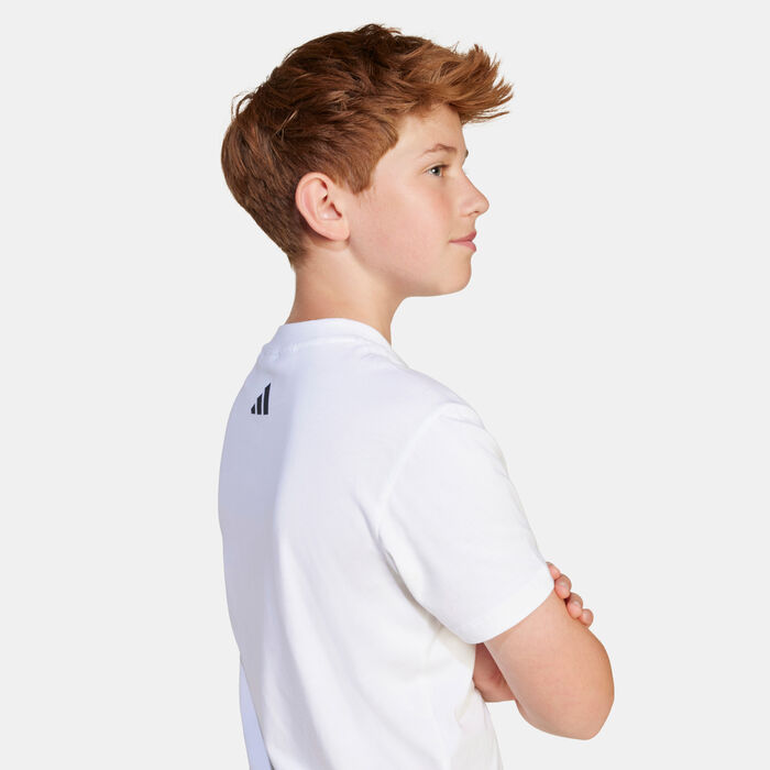 adidas Kids' Smileyworld Graphic T-Shirt White adidas Kids' Smileyworld Graphic T-Shirt White image number 4