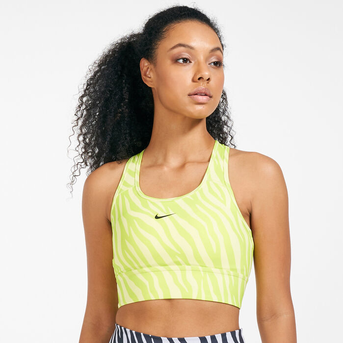 Nike Women's Dri-FIT Swoosh Icon Clash Sports Bra Purple image number 0