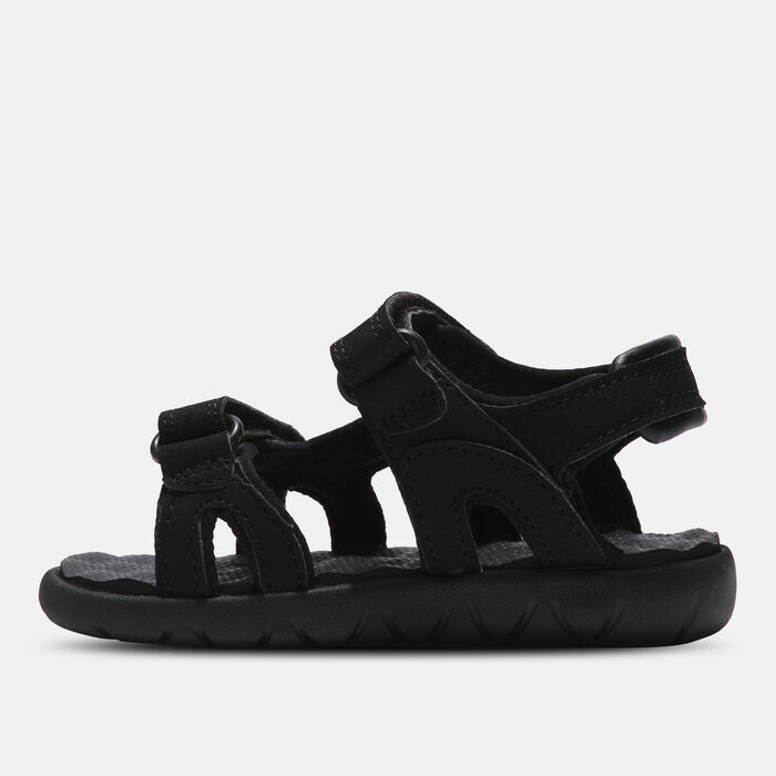 Timberland Kids' Perkins Row 2-Strap Sandals Black Timberland Kids' Perkins Row 2-Strap Sandals Black image number 2