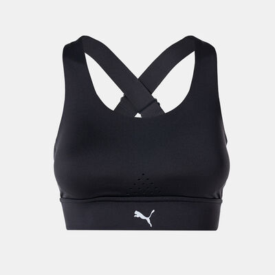 PUMA Women's PWRbreathe Running Sports Bra Black