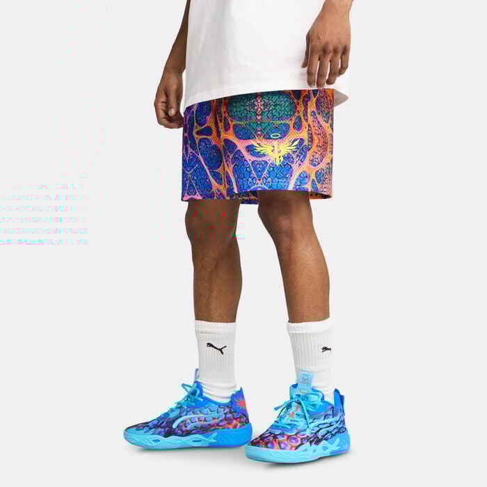 PUMA Men's Lamelo Ball Alien Skins Shorts Black PUMA Men's Lamelo Ball Alien Skins Shorts Black image number 0