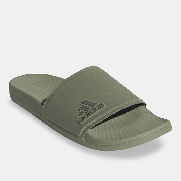 adidas Men's Adilette Comfort Slides Green adidas Men's Adilette Comfort Slides Green image number 1