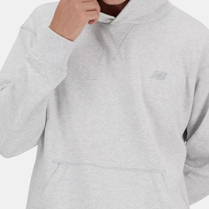 New Balance Men's Athletics French Terry Hoodie Grey image number 3