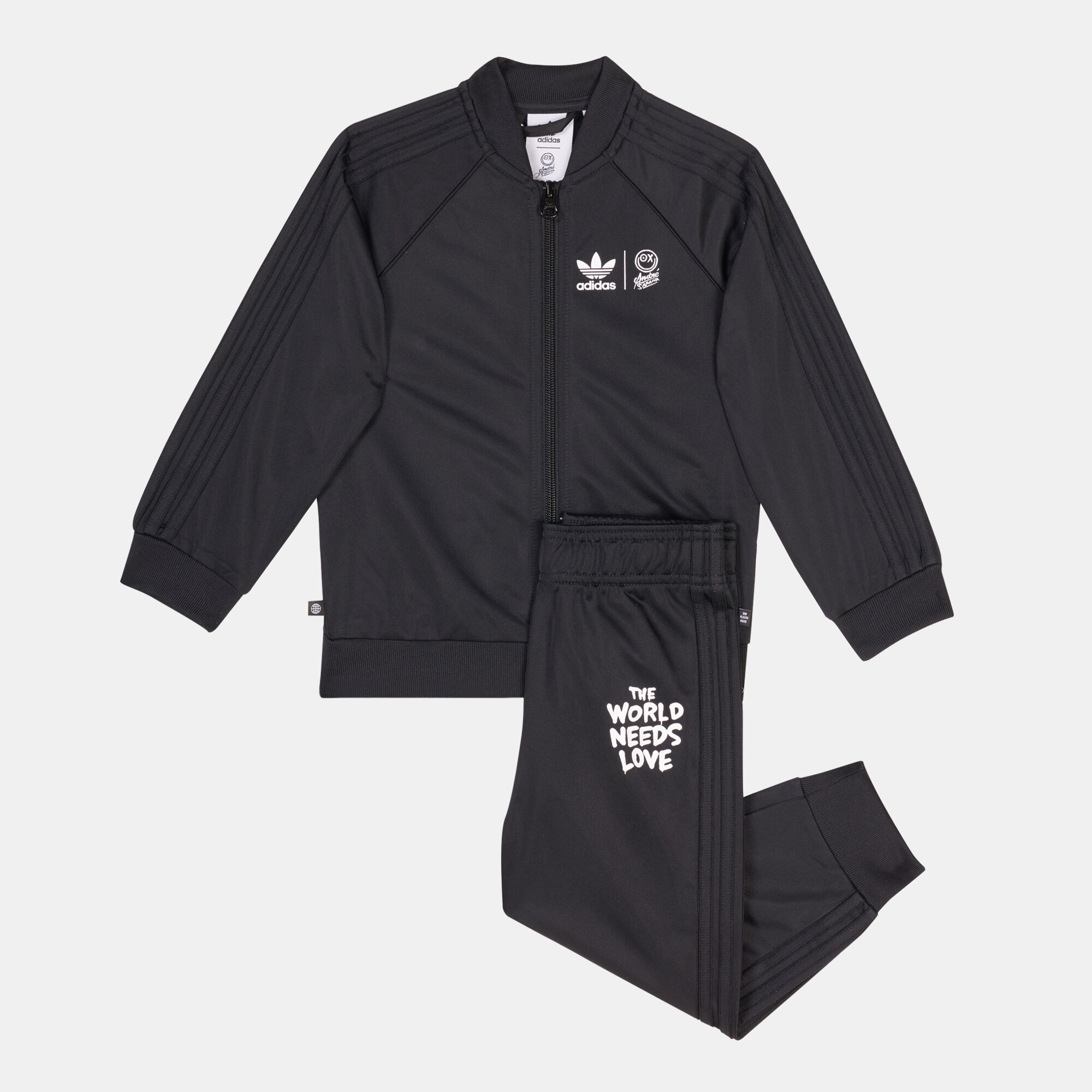 Adidas baby tracksuit hot sale