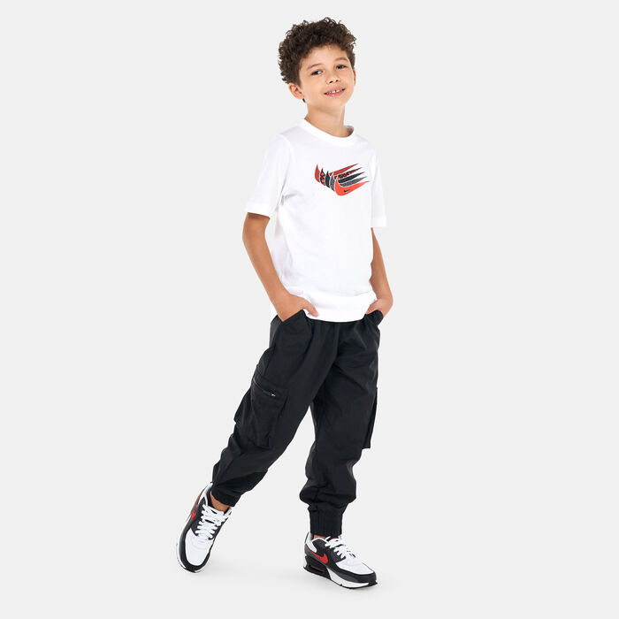 Nike Kids' Sportswear Woven Cargo Pants (Older Kids) Black image number 2
