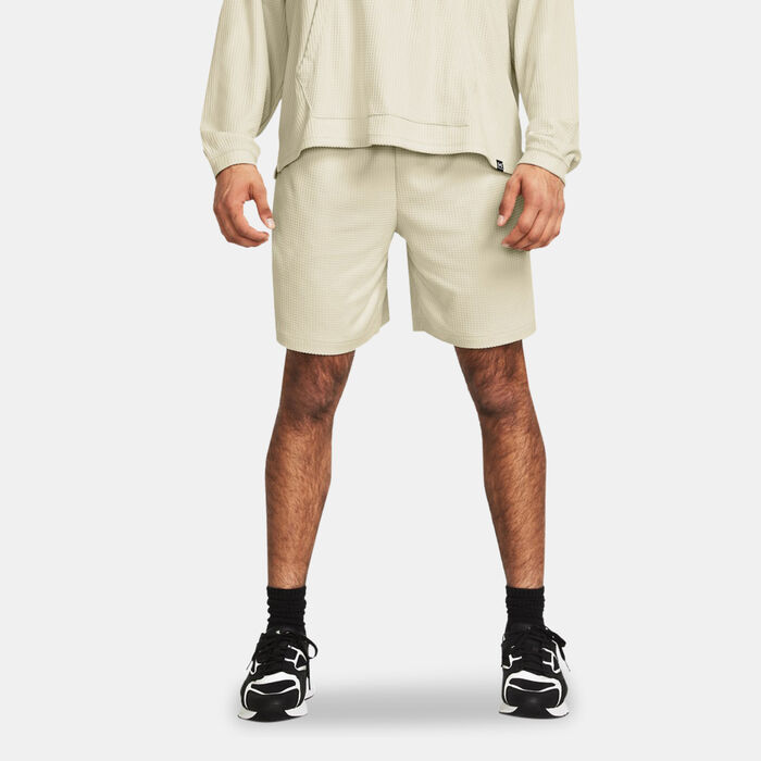 Under Armour Men's Rival Waffle Shorts White Under Armour Men's Rival Waffle Shorts White image number 0