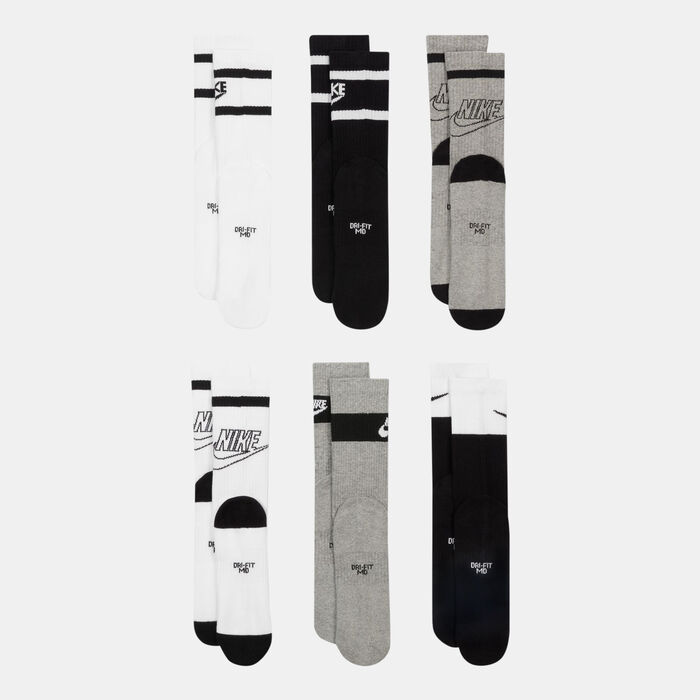 Nike Kids' Everyday Cushioned Crew Socks - 6 Pack (Older Kids) Pink Nike Kids' Everyday Cushioned Crew Socks - 6 Pack (Older Kids) Pink image number 3
