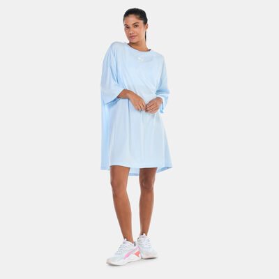 PUMA Women's CLASSICS T-Shirt Dress Blue PUMA Women's CLASSICS T-Shirt Dress Blue