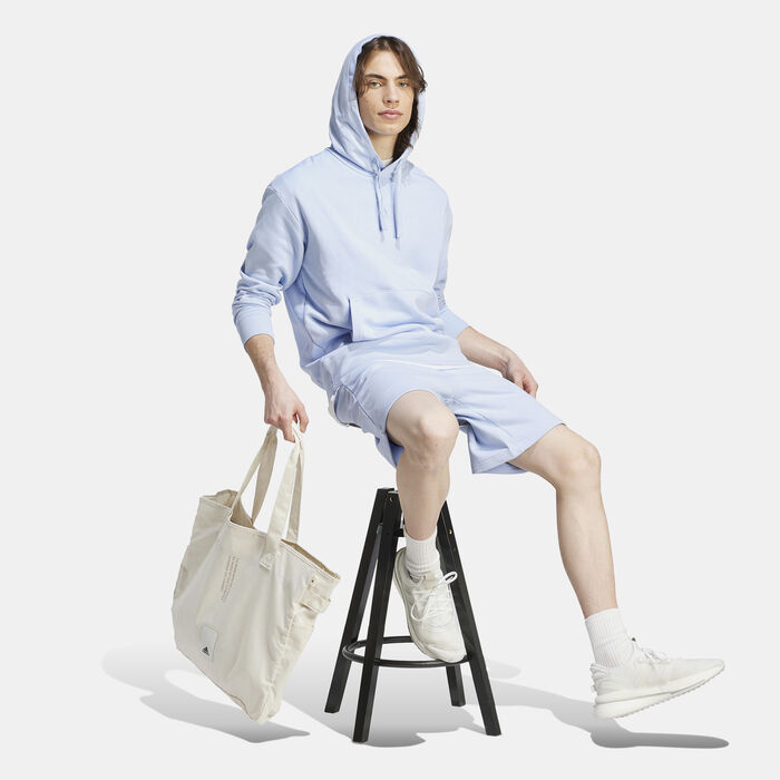 adidas Men's ALL SZN French Terry Shorts Blue adidas Men's ALL SZN French Terry Shorts Blue image number 2