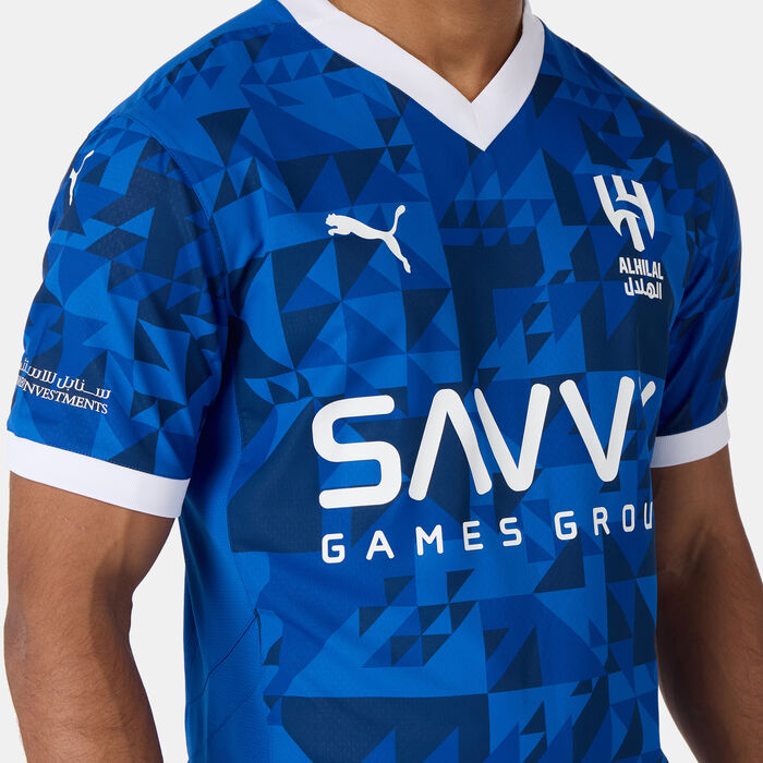 PUMA Men's Al Hilal 24/25 Home Authentic Football Jersey Blue image number 3