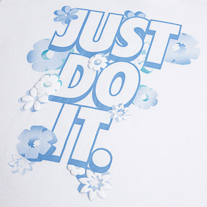 Nike Kids' Flow-Ral Ringlet Graphic T-Shirt White Nike Kids' Flow-Ral Ringlet Graphic T-Shirt White image number 2