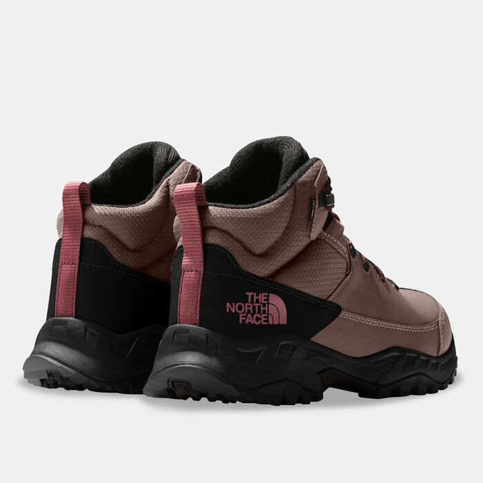 The North Face Women's Storm Strike III Waterproof Hiking Shoes Beige image number 2
