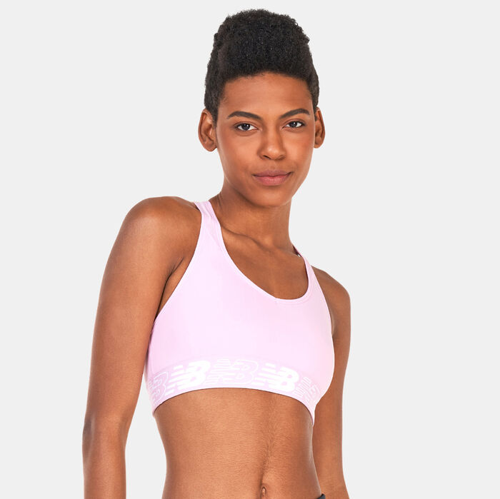 New Balance Women's 3.0 Pace Sports Bra Pink image number 0