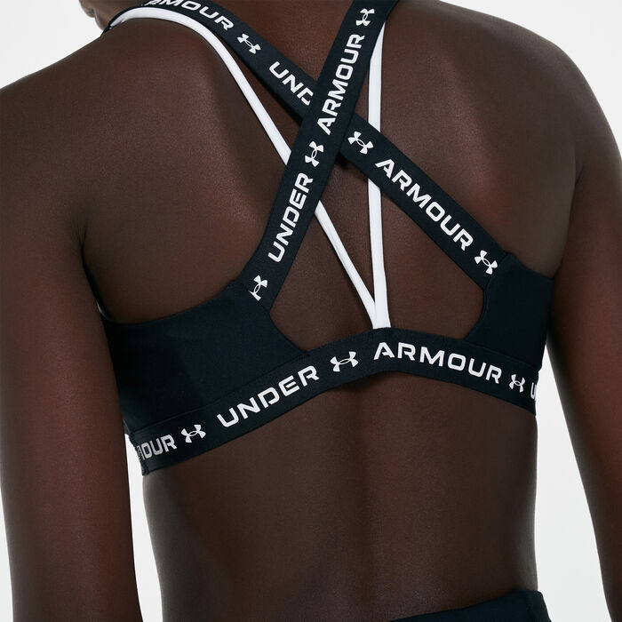 Buy Under Armour Women's Crossback Sports Bra Black in KSA -SSS