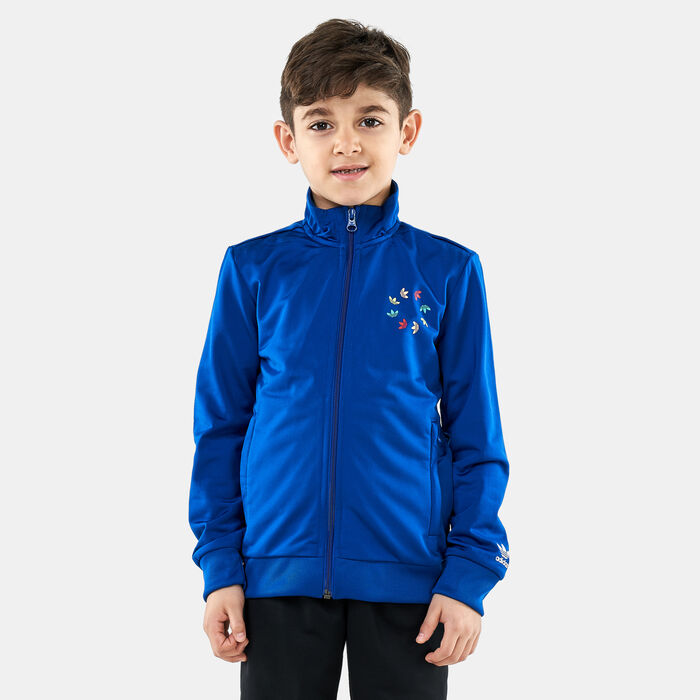 adidas Originals Kids' Adicolor Track Jacket Blue image number 0