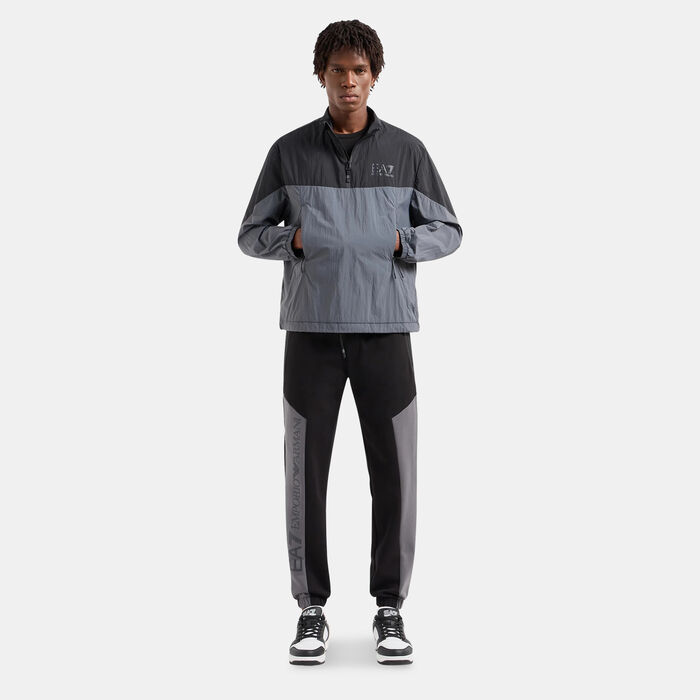 EA7 Emporio Armani Men's Train Athletic Full-Zip WIndbreaker Jacket Black EA7 Emporio Armani Men's Train Athletic Full-Zip WIndbreaker Jacket Black image number 2
