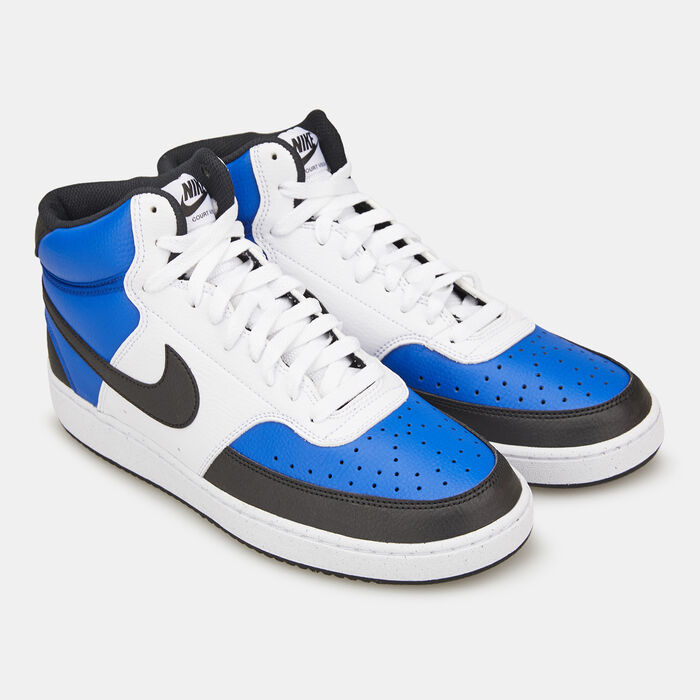 Nike Men's Court Vision Mid Next Nature Shoe Blue image number 1