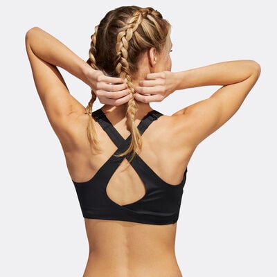 adidas Women's FastImpact Luxe Run High-Support Sports Bra Black adidas Women's FastImpact Luxe Run High-Support Sports Bra Black