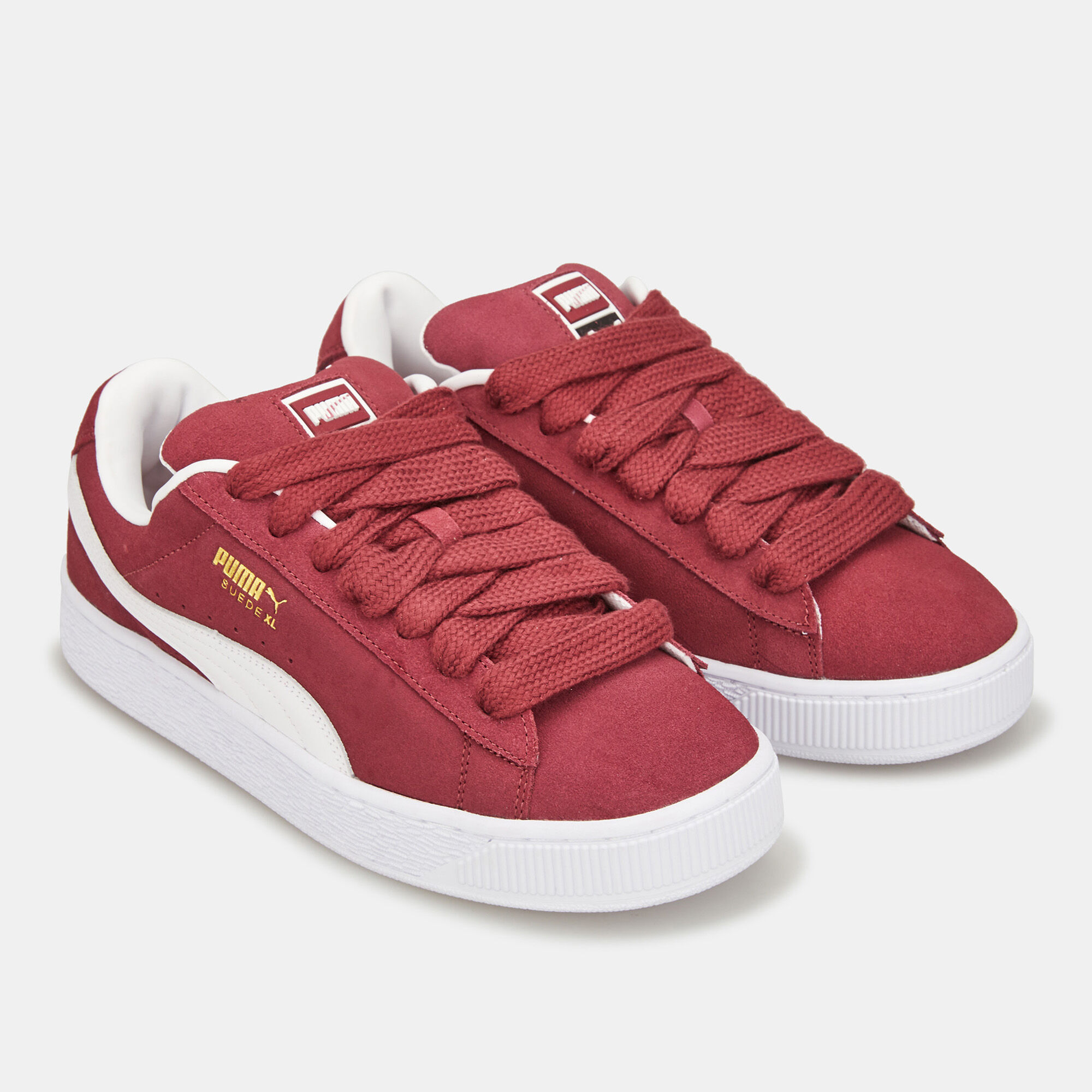 Mens red suede pumas new arrivals
