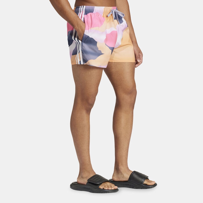 adidas Men's City Escape 3-Stripes Cix Swimming Shorts White image number 2