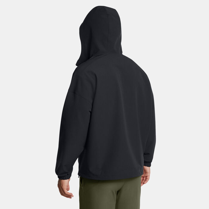Under Armour Men's Vibe StormShell Training Hoodie Black Under Armour Men's Vibe StormShell Training Hoodie Black image number 1