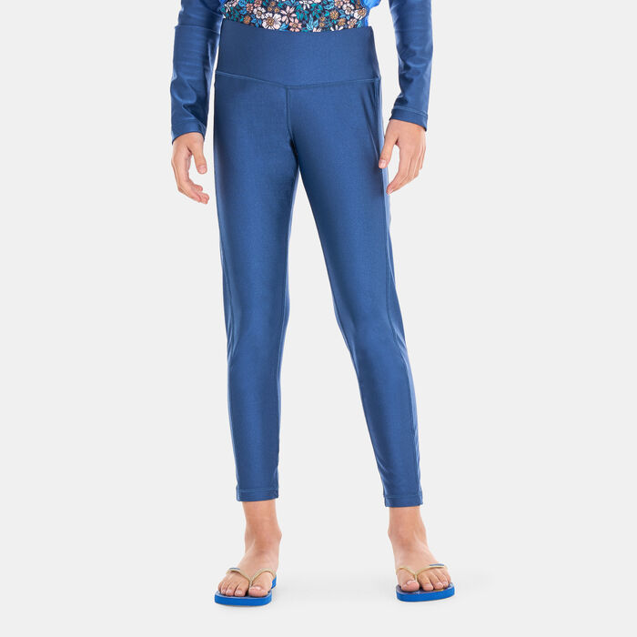 COEGA Kids' Floral Swimming Leggings Blue COEGA Kids' Floral Swimming Leggings Blue image number 0