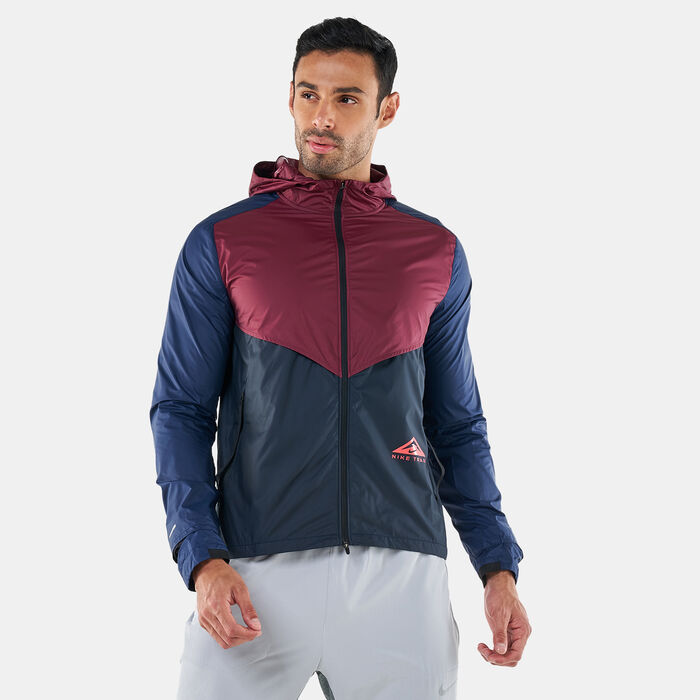 Nike Men's Windrunner Trail Jacket Orange image number 0