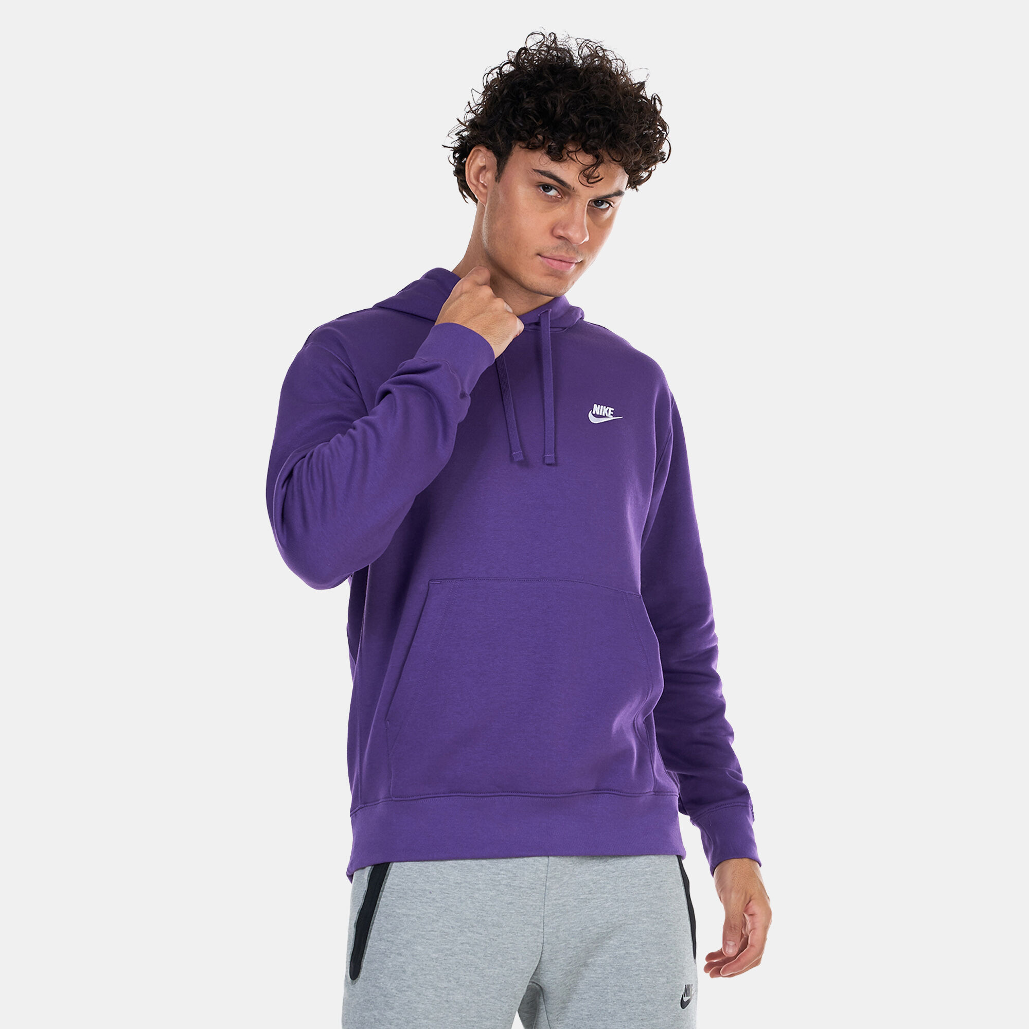 Nike club fleece purple 2025