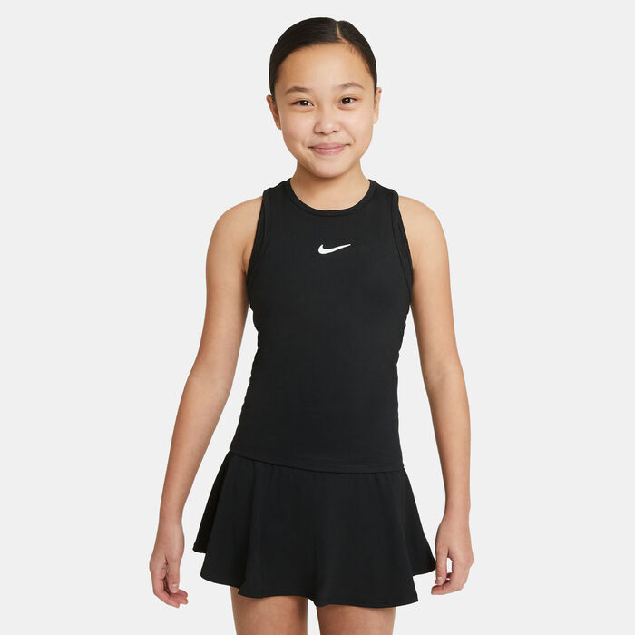 Nike Kids' Court Dri-FIT Victory Tank Top (Older Kids) Black Nike Kids' Court Dri-FIT Victory Tank Top (Older Kids) Black image number 0