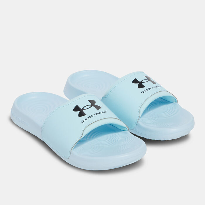 Under Armour Women's Ignite Select Slides Blue Under Armour Women's Ignite Select Slides Blue image number 1
