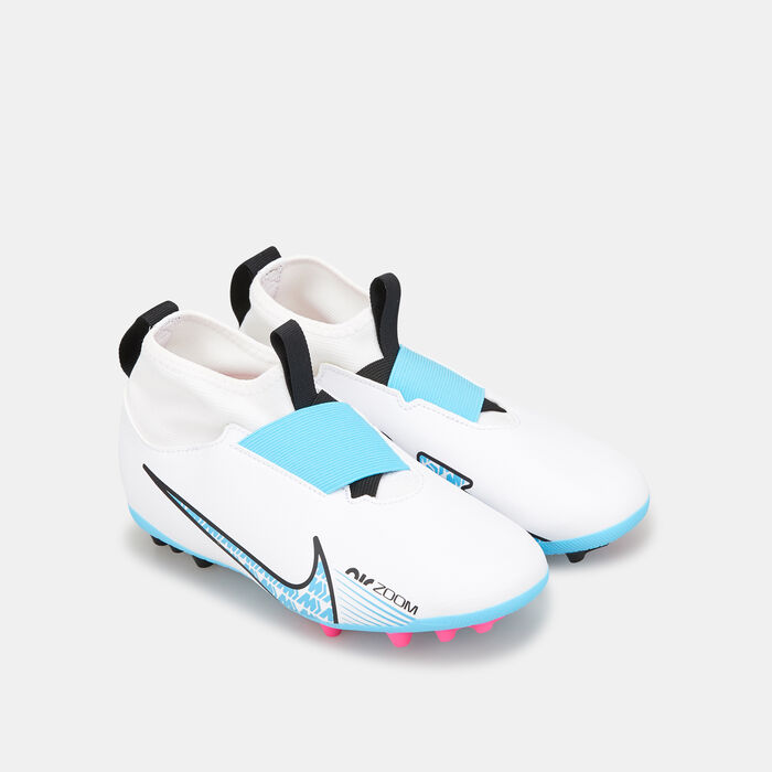 Nike Kids' Jr. Mercurial Zoom Superfly 9 Academy Artificial-Grass Football Shoe White Nike Kids' Jr. Mercurial Zoom Superfly 9 Academy Artificial-Grass Football Shoe White image number 1