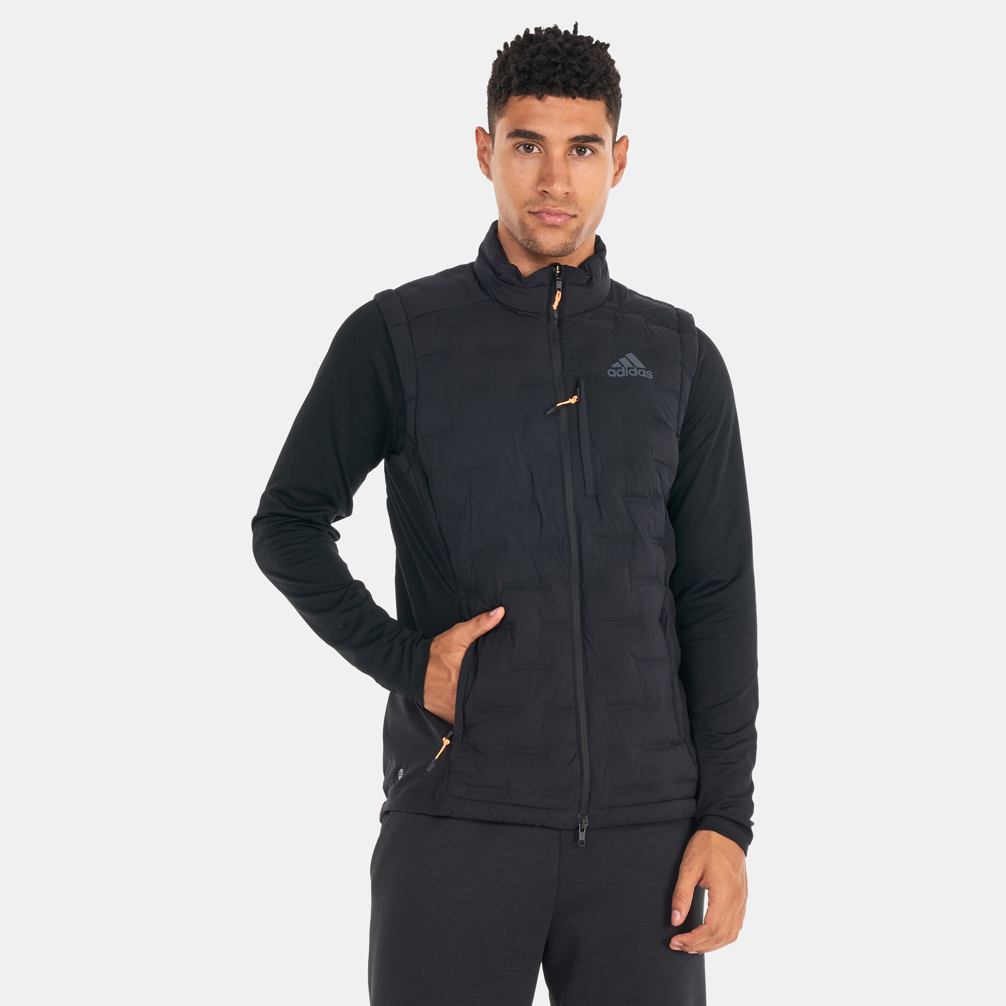 Adidas jacket with thumb holes top