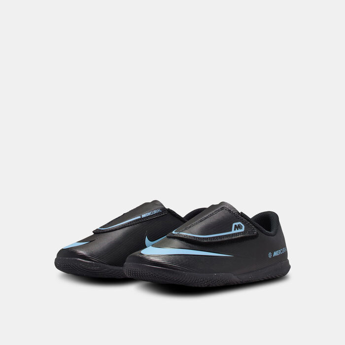 Nike Kids' Mercurial Vapor 16 Club Indoor Court Football Shoes Black Nike Kids' Mercurial Vapor 16 Club Indoor Court Football Shoes Black image number 1