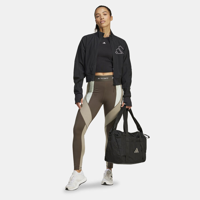 adidas Women's Full-Zip Training Jacket Black image number 2