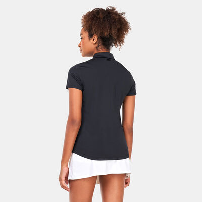 Under Armour Women's UA Zinger Short Sleeve Polo Shirt Black Under Armour Women's UA Zinger Short Sleeve Polo Shirt Black
