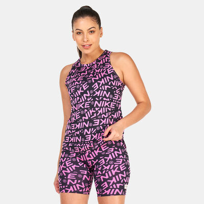 Nike Women's Dri-FIT Printed Tank Top Pink