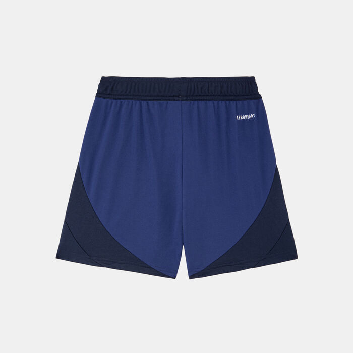adidas Kids' Manchester United 24/25 Away Replica Football Shorts Blue adidas Kids' Manchester United 24/25 Away Replica Football Shorts Blue image number 1