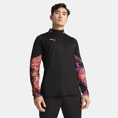 PUMA Men's individualCUP 1/4-Zip Football Top Black PUMA Men's individualCUP 1/4-Zip Football Top Black