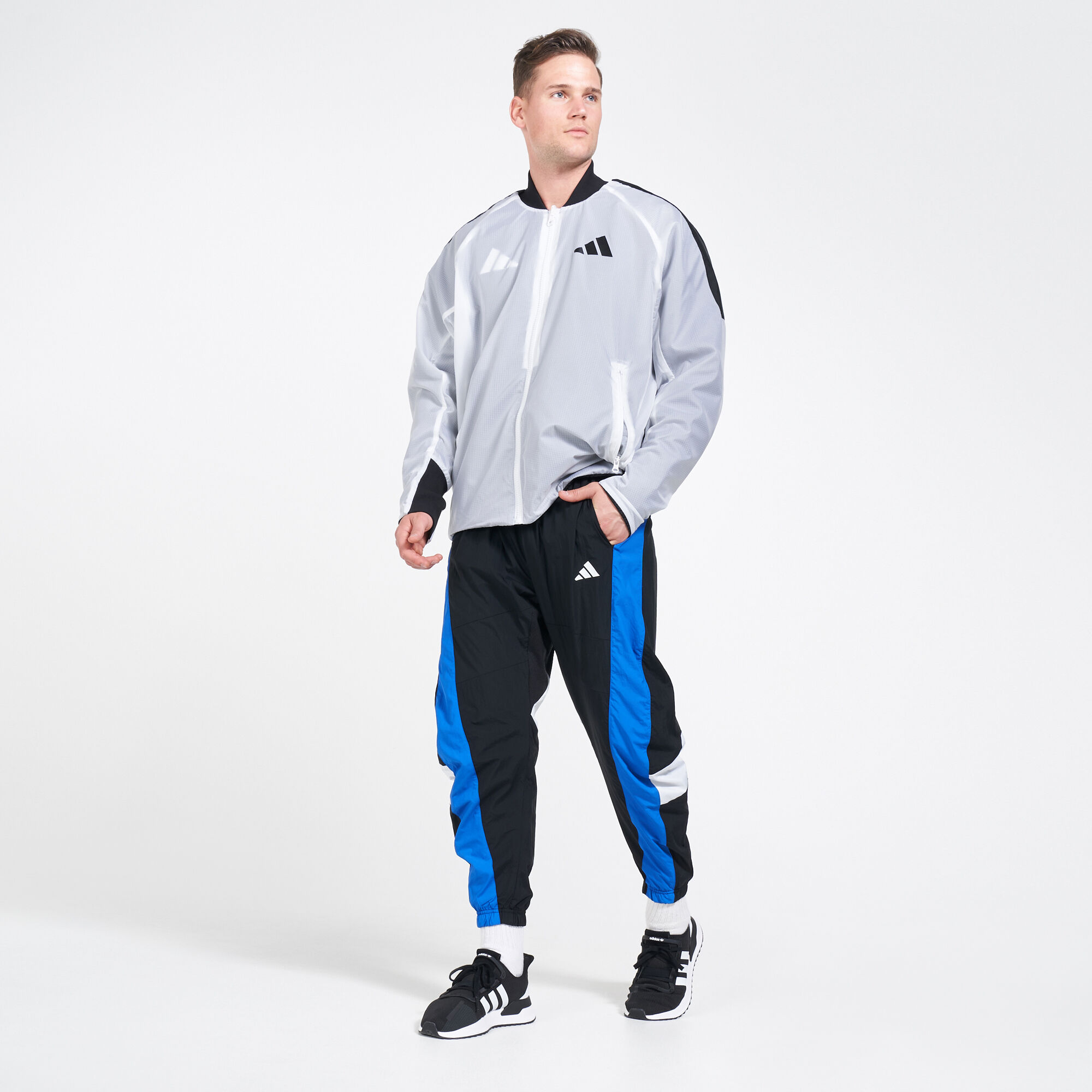 Buy adidas Men s Athletics VRCT Oversize Jacket White in KSA SSS