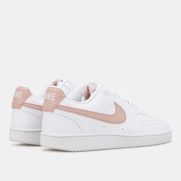 Nike Women's Court Vision Low Next Nature Shoes White Nike Women's Court Vision Low Next Nature Shoes White image number 2